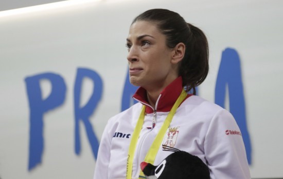 Na pobedničkom postolju: Suze Ivane Španović