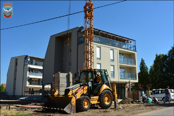 Početak radova na lokaciji u Ulici Toše Jovanovića, uz već sagrađene stambene objekte