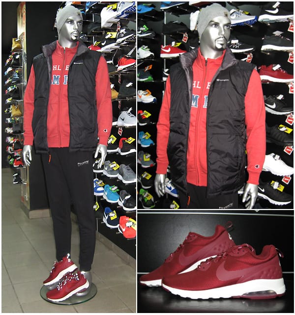 muski outfit nike champion