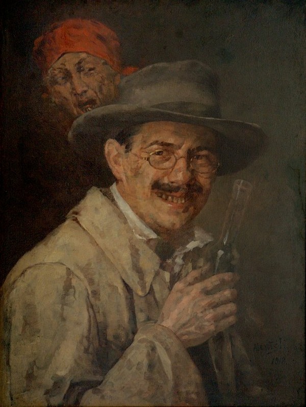 stevan-aleksic-autoportret, narodni muzej