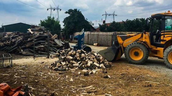 sečenje i cepanje drva 3d