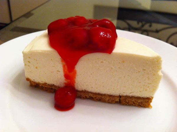 Cheesecake slice