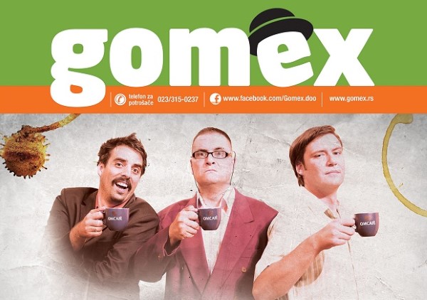 Gomex plakat OmCafe