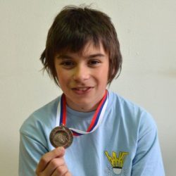 Badminton Aleksa sa medaljom