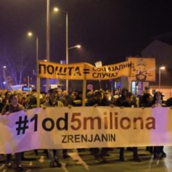 1 od 5 miliona zrenjanin 7. protest