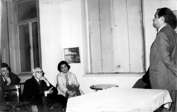 Kako se Vukica Popović borila za očuvanje Bečkerečke ćuprije 4 Profesor Lazar Trifunović drži predavanje u zrenjaninskom muzeju pre Vukicom Popović i Todorom Manojlovićem 1967.