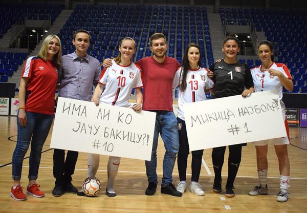 zenski futsal srbija slovenija2019