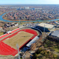 stadion dron