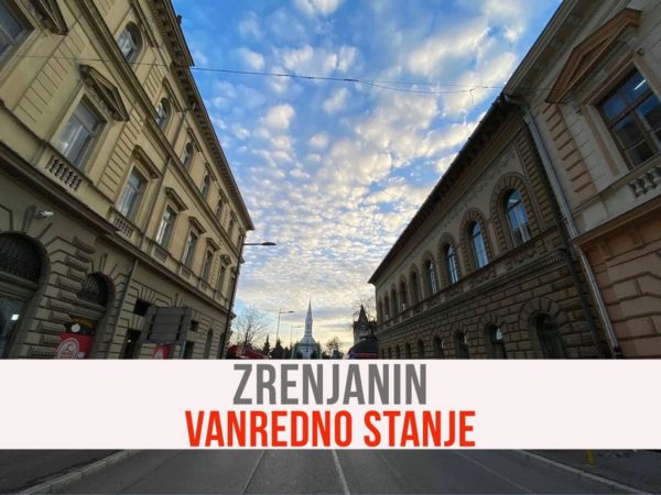 vanredno stanje zrenjanin