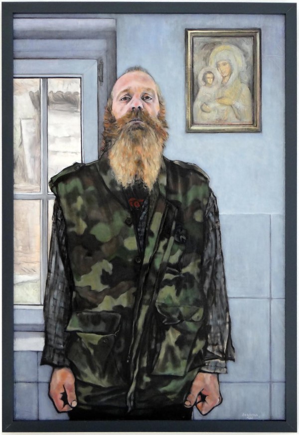 Dubravko the novice Predrag Lojanica 2012 150x100cm ulje na platnu