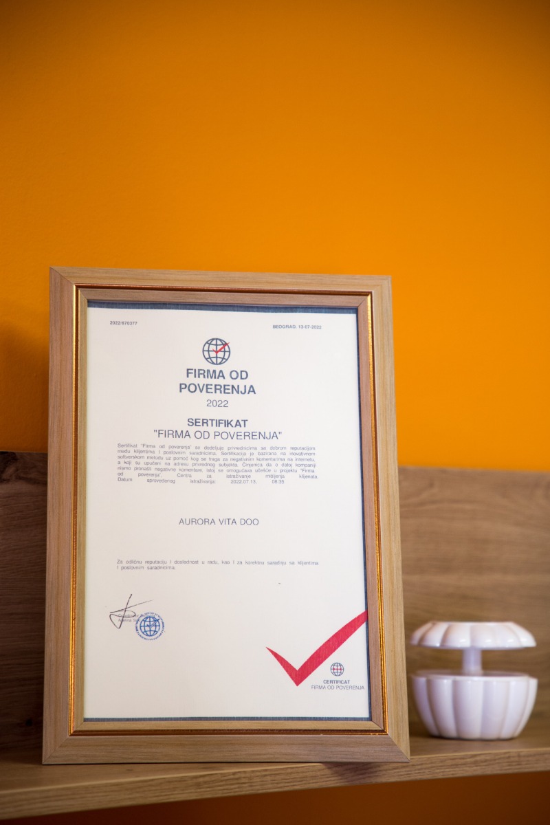 firma od poverenja aurora vita