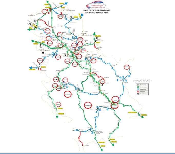 mapa uredjenja 27 stanica