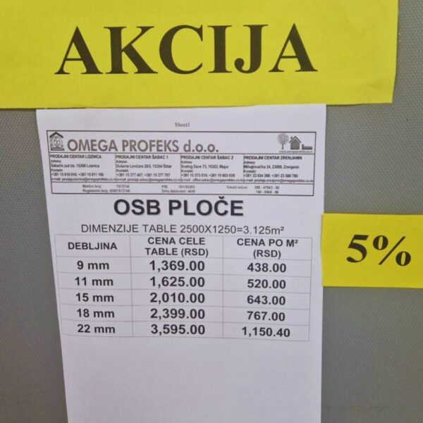 osb ploce omega profeks 2