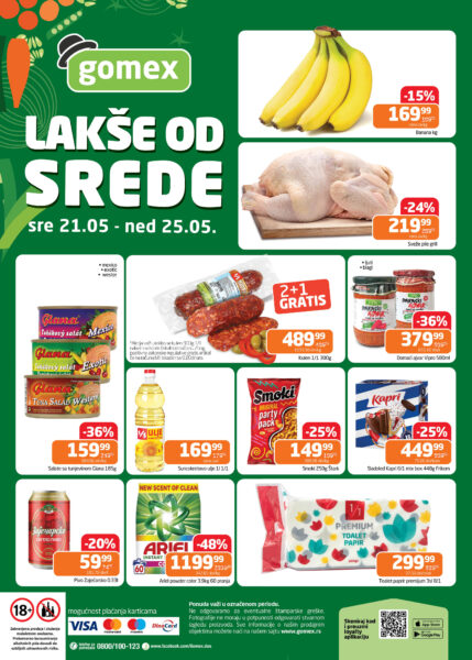 21 2025 Lakse od srede 21.05 25.05 ispravka 1