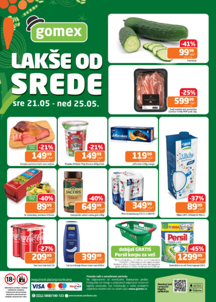 21 2025 Lakse od srede 21.05 25.05 ispravka 2