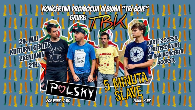 Plakat TBK koncert 24. 5. 2025