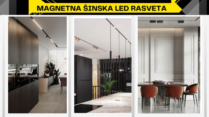 Evo zašto je šinska rasveta idealan izbor za moderan dom 3 Magnetna šinska led rasveta