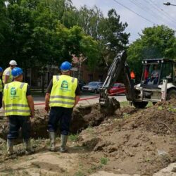 sanacija kvara magistralni vod vodovod zrenjanin vik zr 7