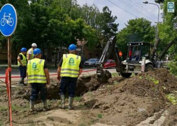 sanacija kvara magistralni vod vodovod zrenjanin vik zr 7 1