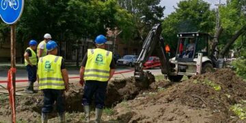 sanacija kvara magistralni vod vodovod zrenjanin vik zr 7 1